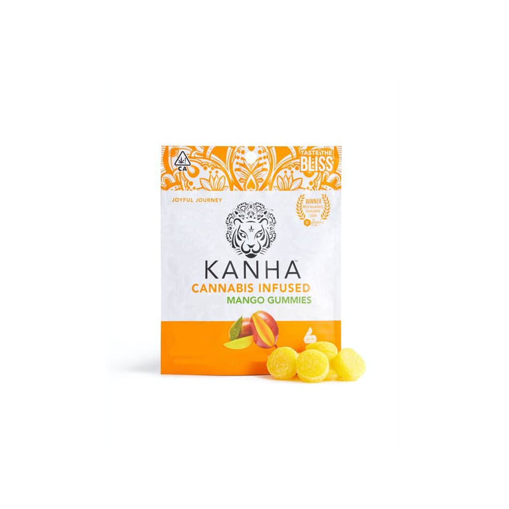 KANHA - Mango Indica Gummies - 100mg - Edible