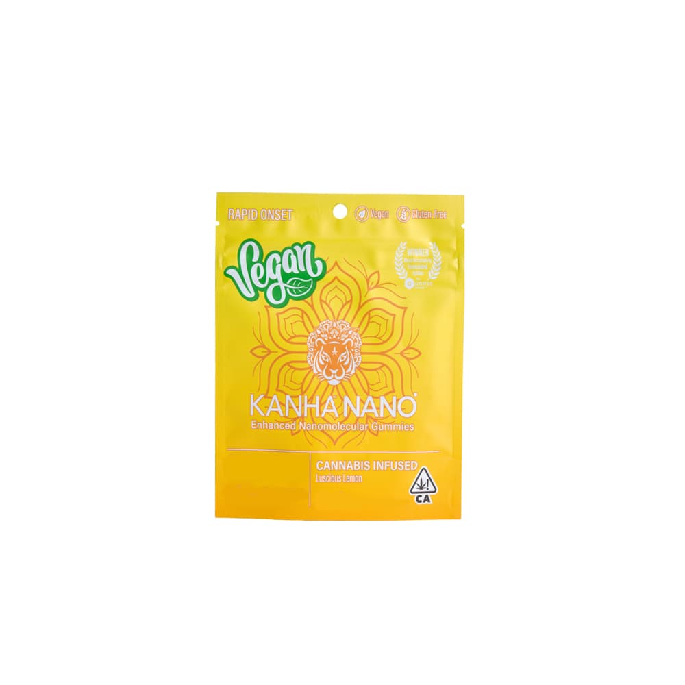 KANHA - Luscious Lemon Nano Gummies - 100mg - Edible