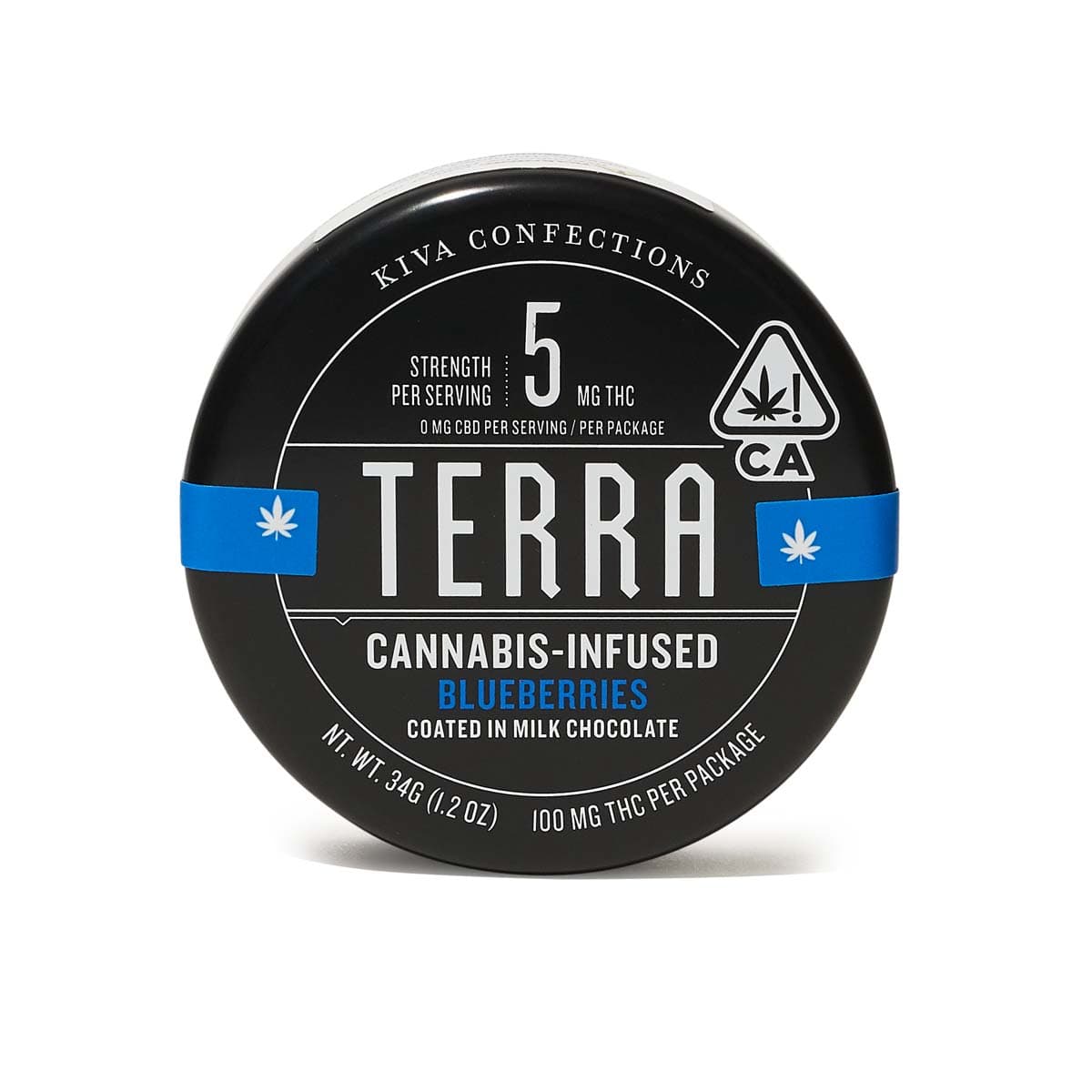 KIVA - Milk Chocolate Blueberries Terra Bites - 100mg - Edible