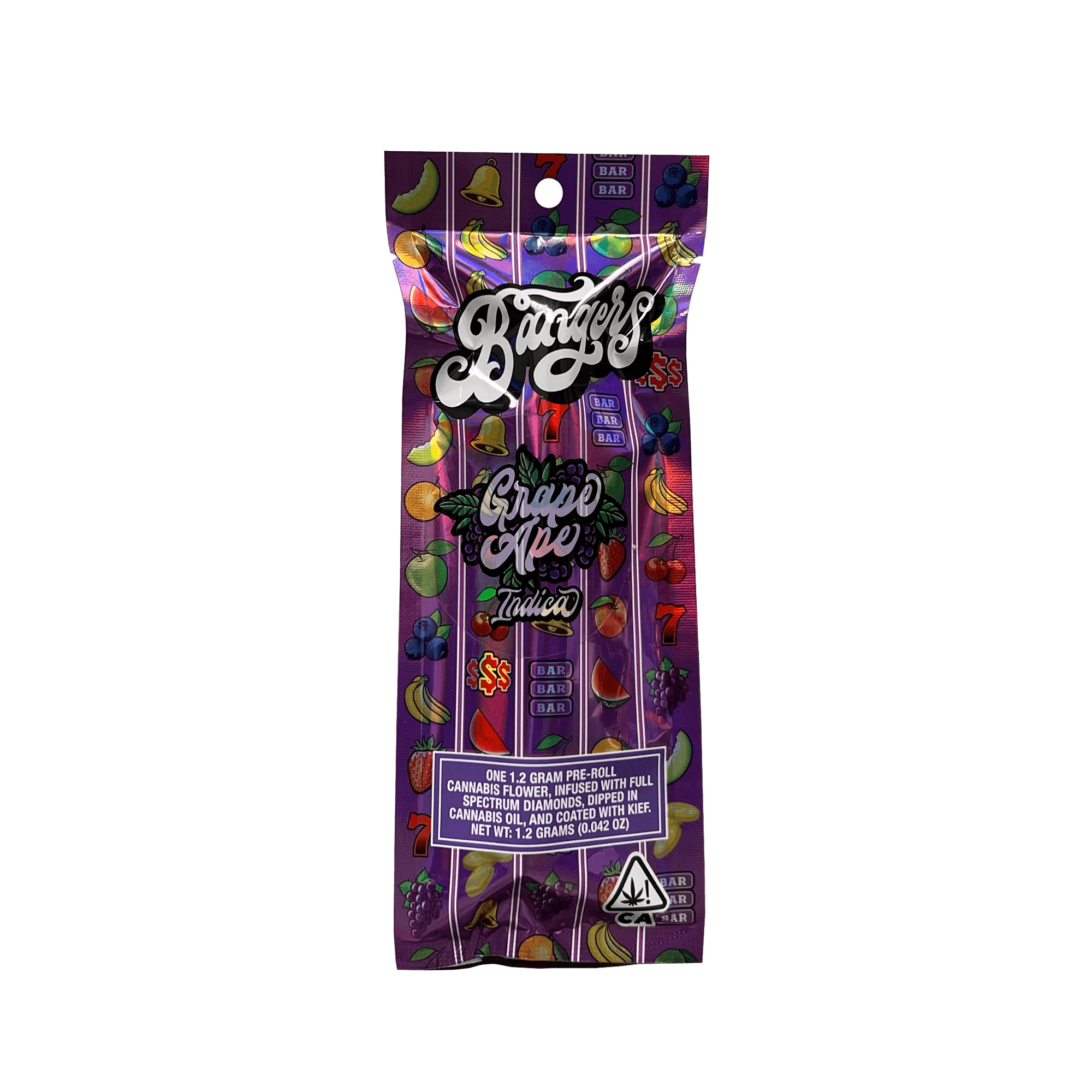 BANGERS - Grape Ape Infused - 1.2g - Preroll