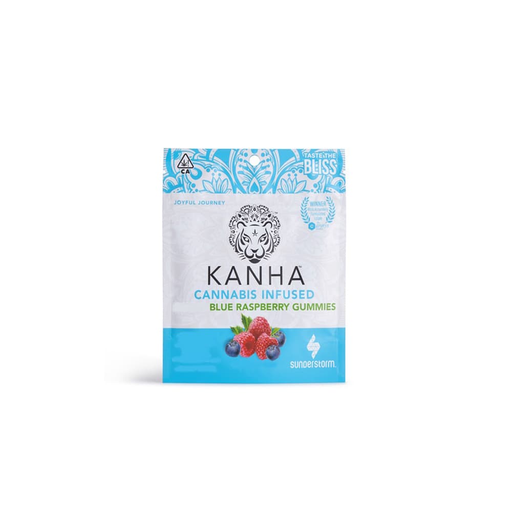 KANHA - Blue Raspberry Gummies - 100mg - Edible