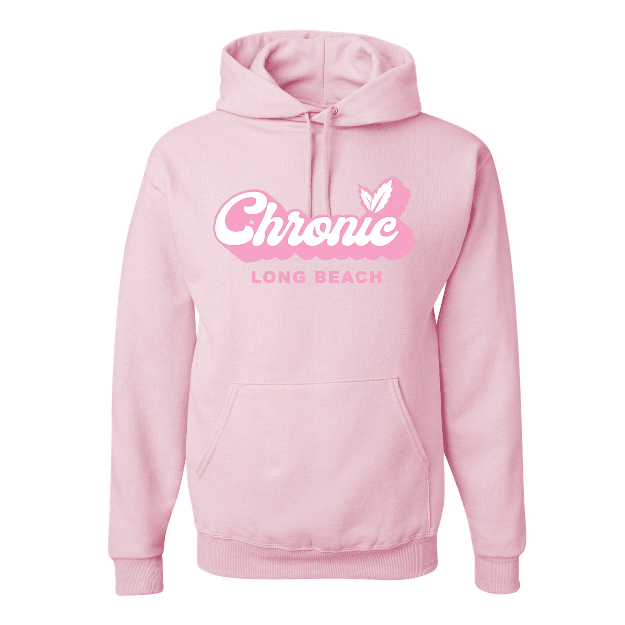 CHRONIC - Light Pink Chronic Hoodie - Non Cannabis