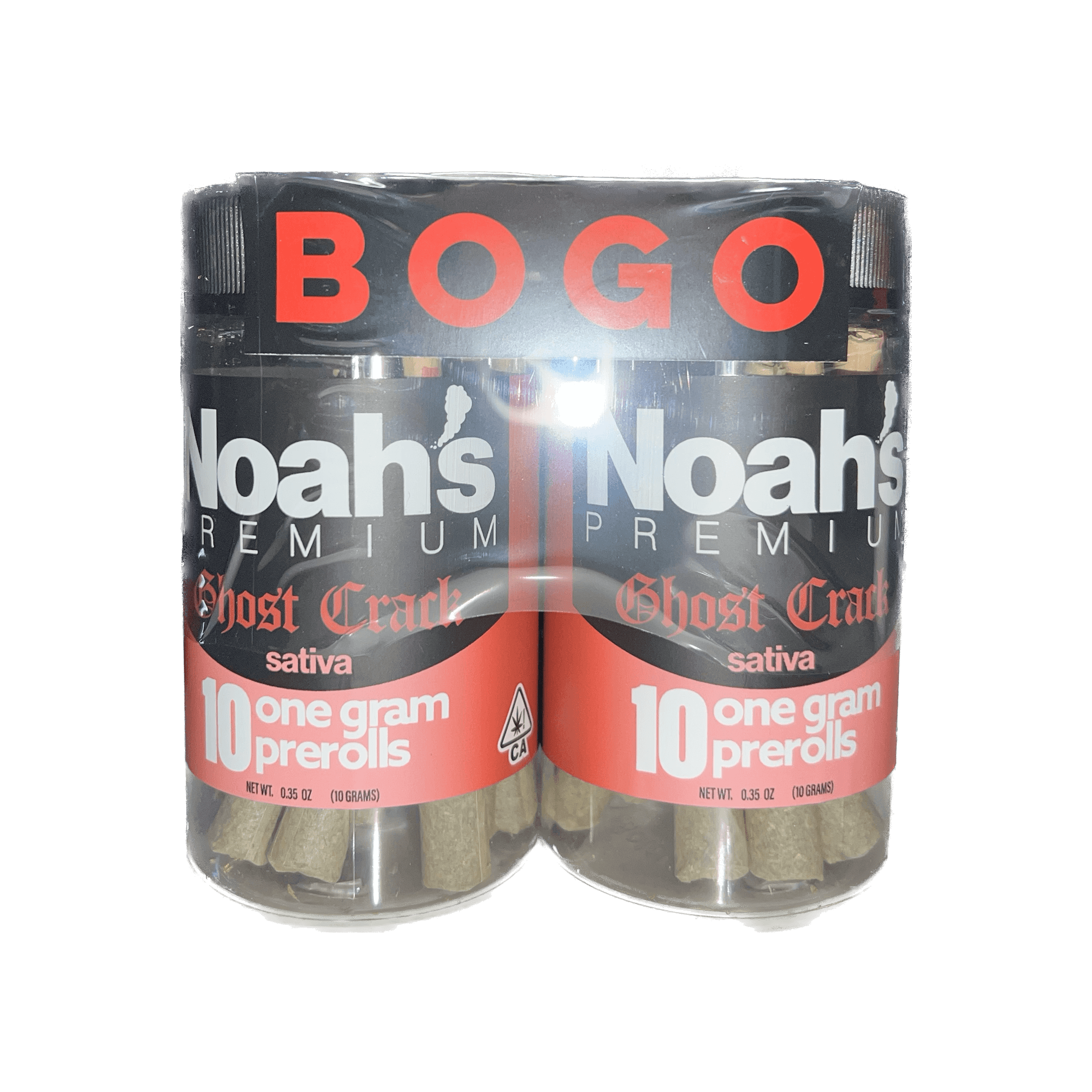 NOAH'S - Ghost Crack Sativa BOGO Preroll Packs - 20g - Preroll