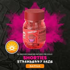 BODEGA BOYZ - Strawberry Haze Infused Shorties 5pk - 3.5g - Preroll