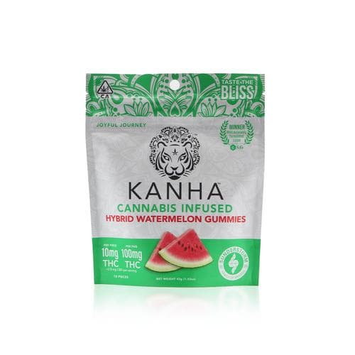 KANHA - Watermelon Gummies - 100mg - Edible