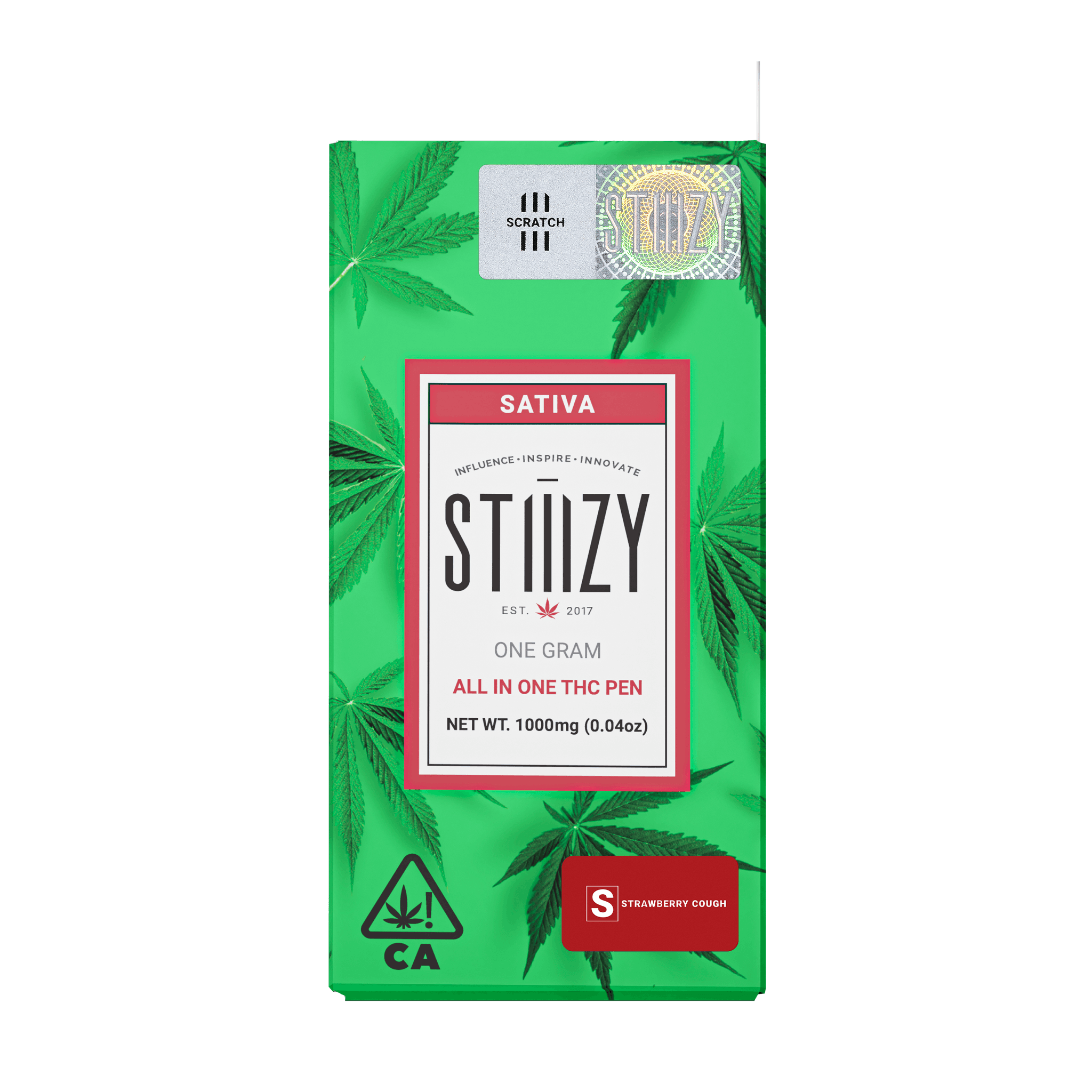 STIIIZY - Strawberry Cough All-In-One - 1g - Vape