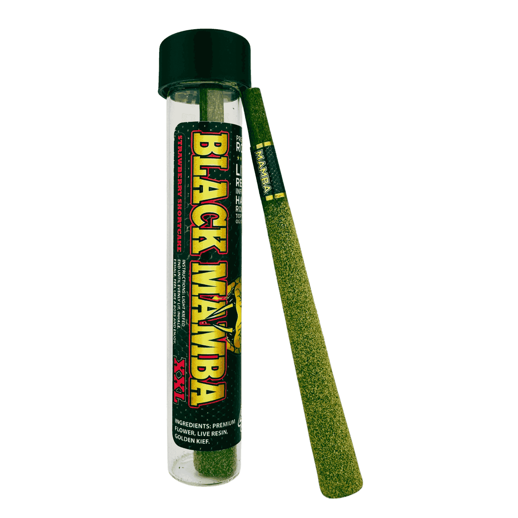 BLACK MAMBA - Strawberry Shortcake XXL Infused Blunt - 1.77g - Preroll