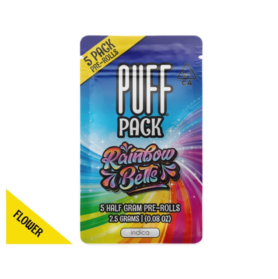 PUFF - Rainbow Belts 5pk - 2.5g - Preroll