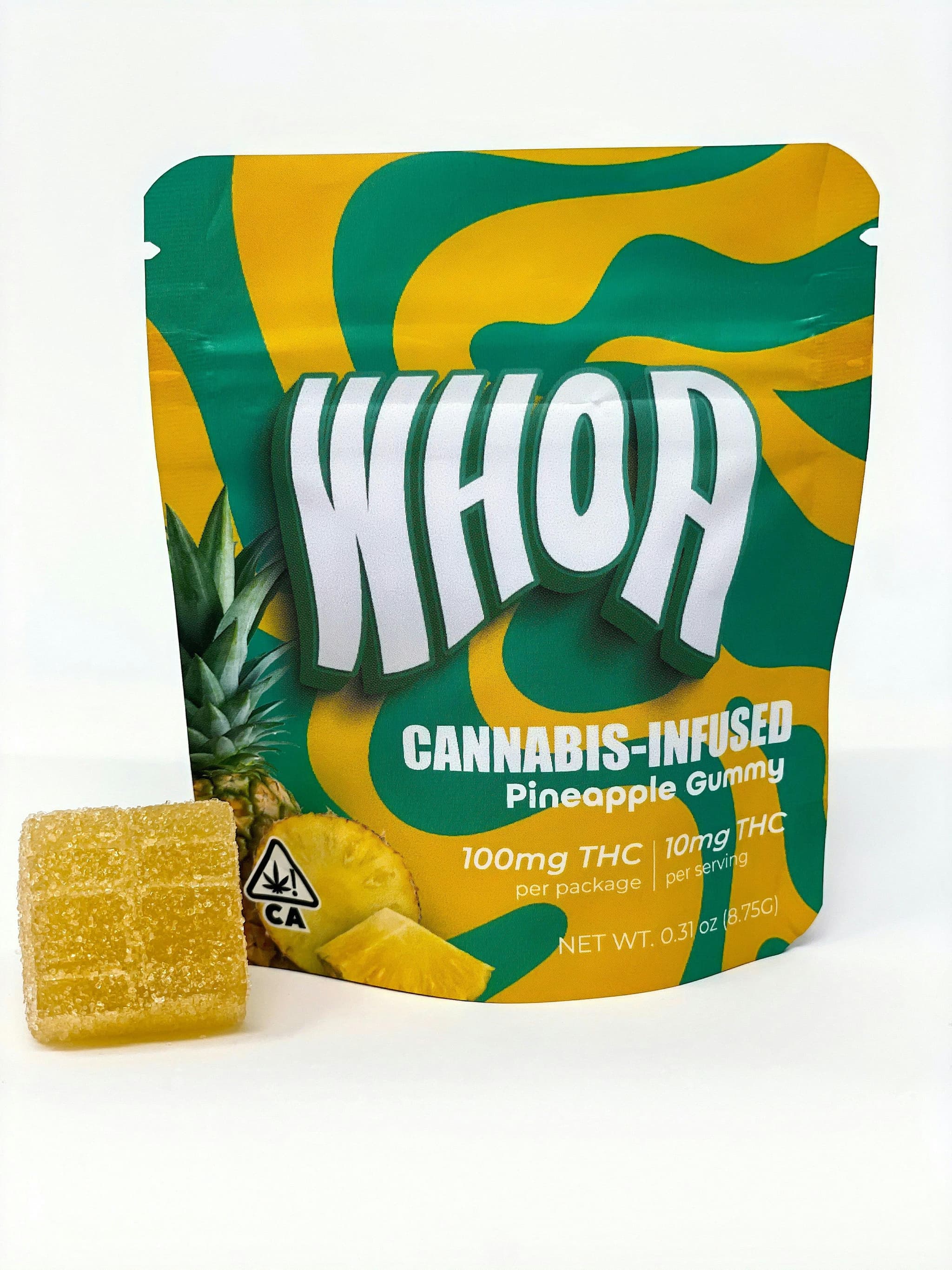 WHOA - *Pineapple Gummy - 100mg - Edible - PROMO