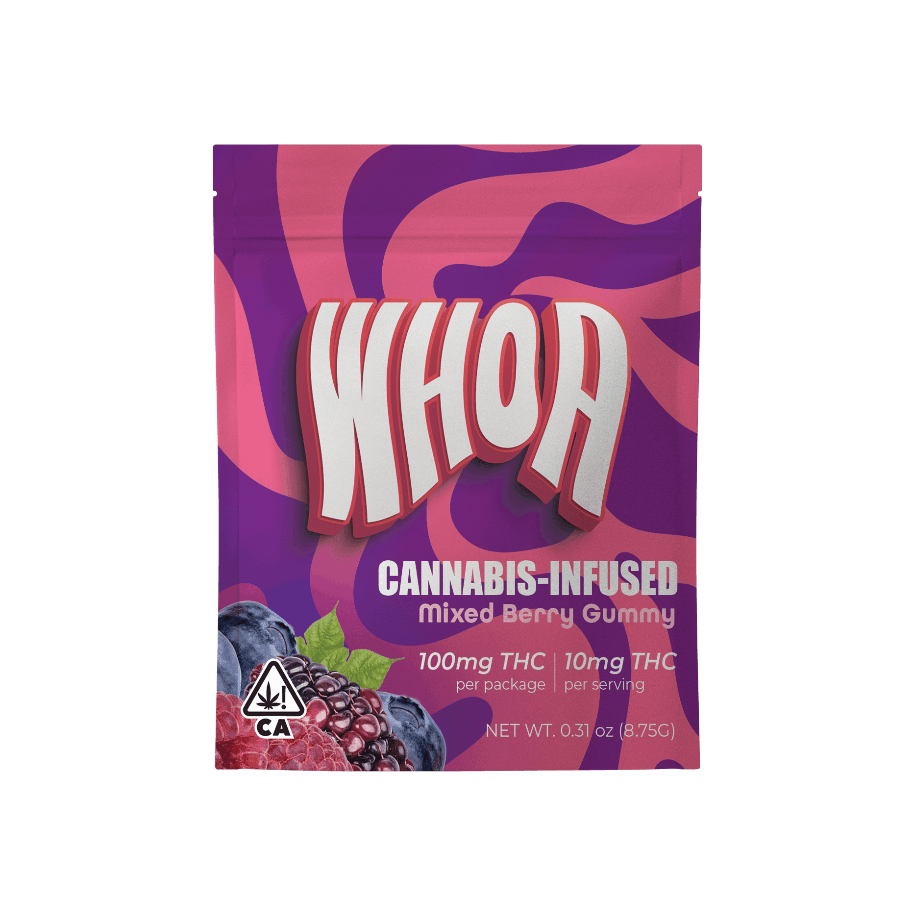 WHOA - Mixed Berry Gummy - 100mg - Edible