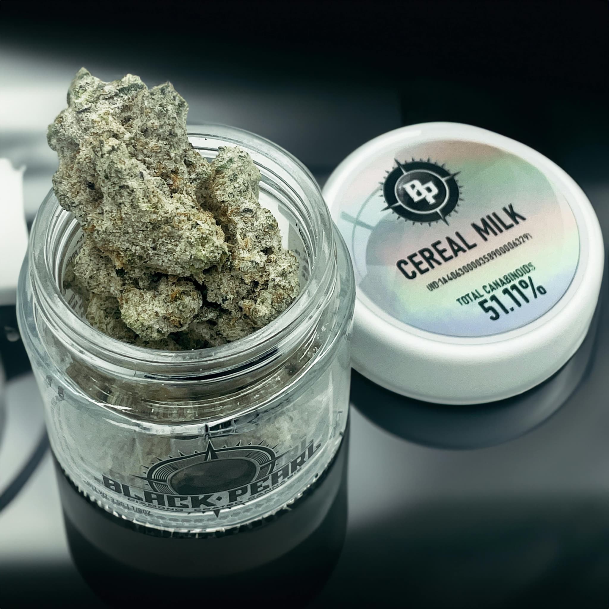 BLACK PEARL - Cereal Milk Diamond Coated - 3.5g - Flower