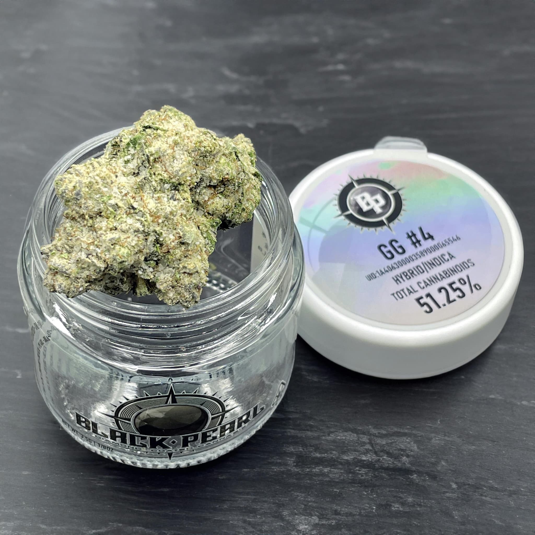 BLACK PEARL - GG#4 Diamond Coated - 3.5g - Flower