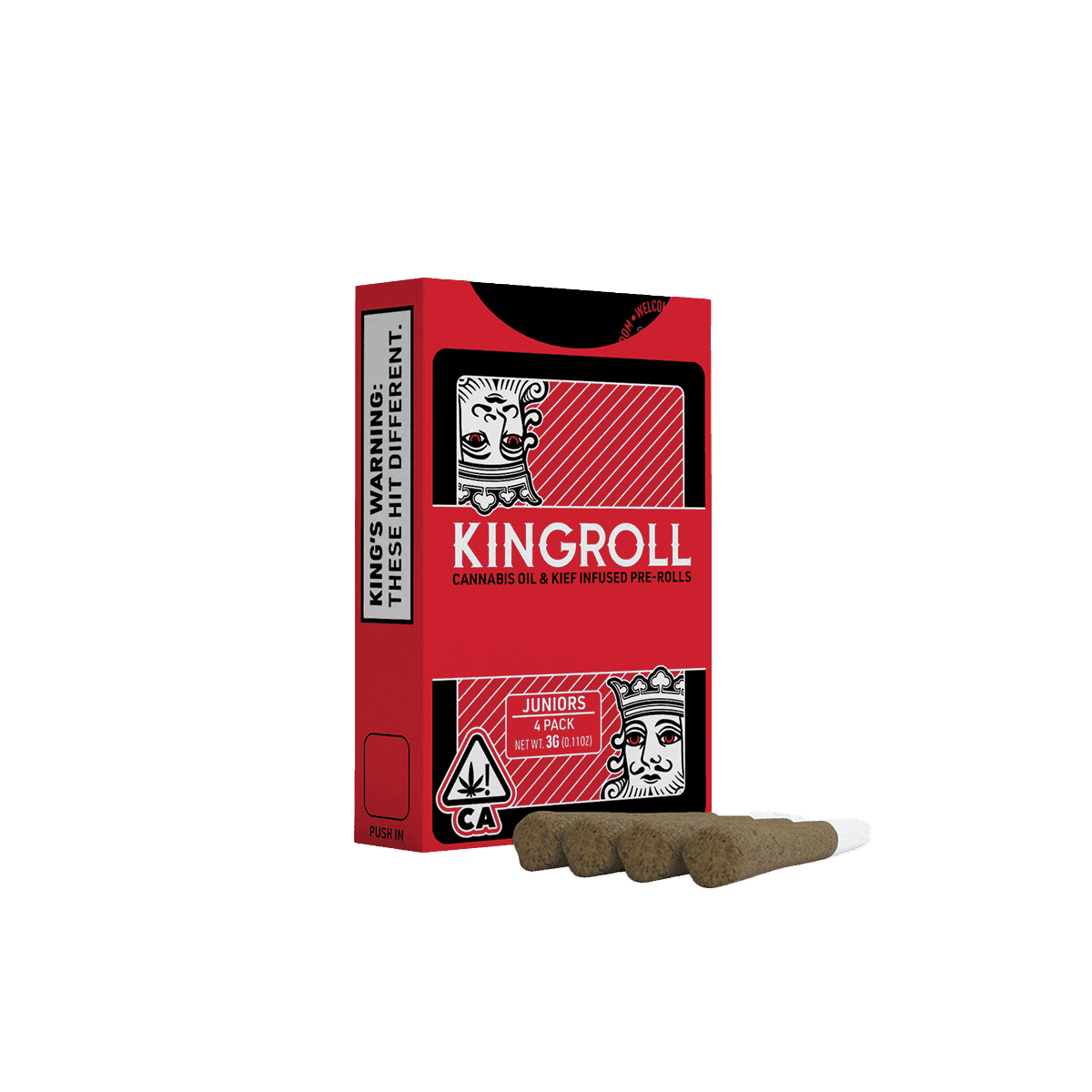 KINGROLL - Maui Wowie x Blue Dream 4pk - 3g - Preroll